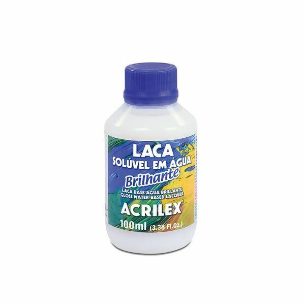 Goma Laca Brilhante Solúvel em Água 100 ml