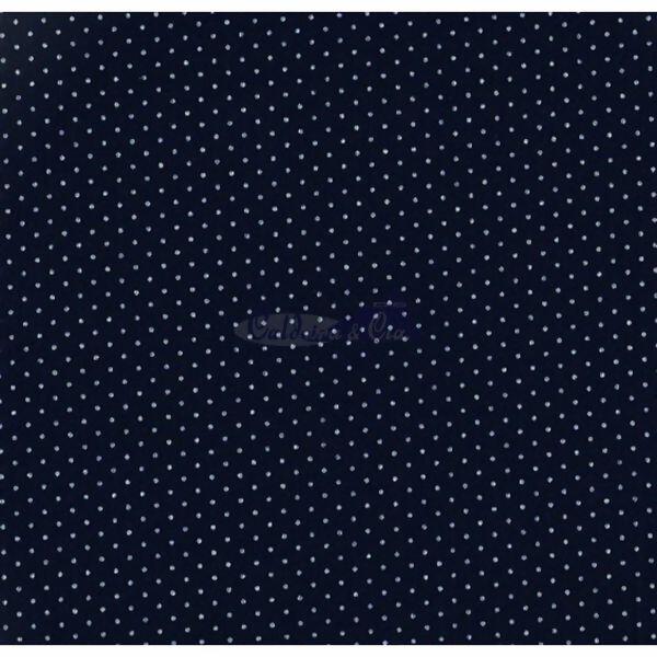  Tecido Tricoline Poá Marinho 