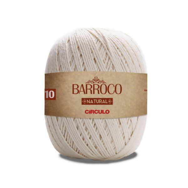 Barbante Barroco Natural Círculo - Escolha o tamanho