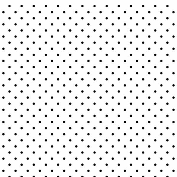 Tecido Tricoline Poá Preto Fundo Branco