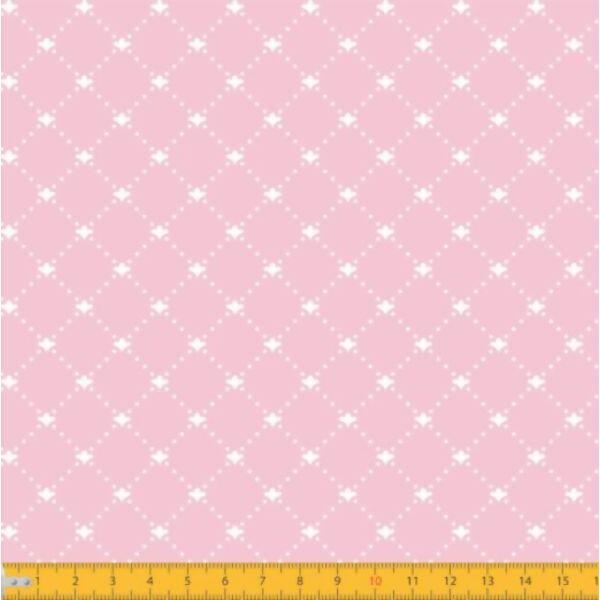 Tecido Tricoline Geometrico Losangos Fundo Rosa Bebe Tricolandia Tecido Tricoline Geometrico Losangos Fundo Rosa Bebe Tricolandia
