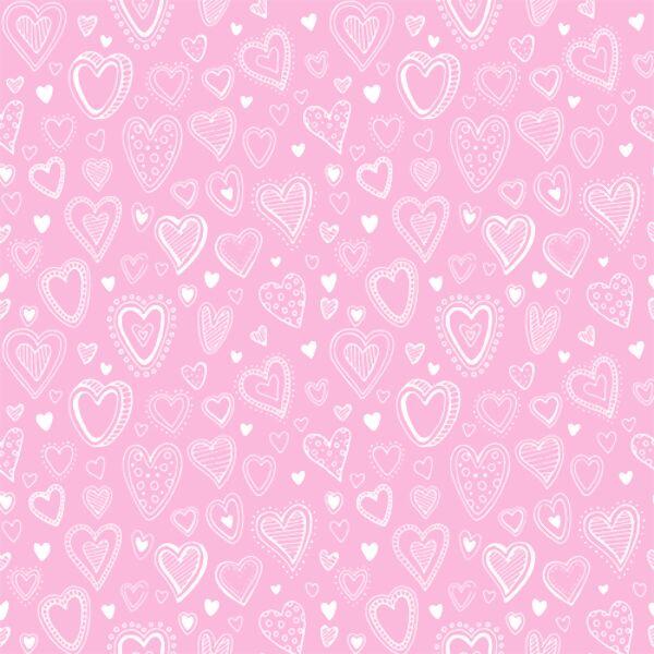 Tecido Multi Coracoes Fundo Rosa Bebe Metro Tricolandia Tecido Multi Coracoes Fundo Rosa Bebe Metro Tricolandia