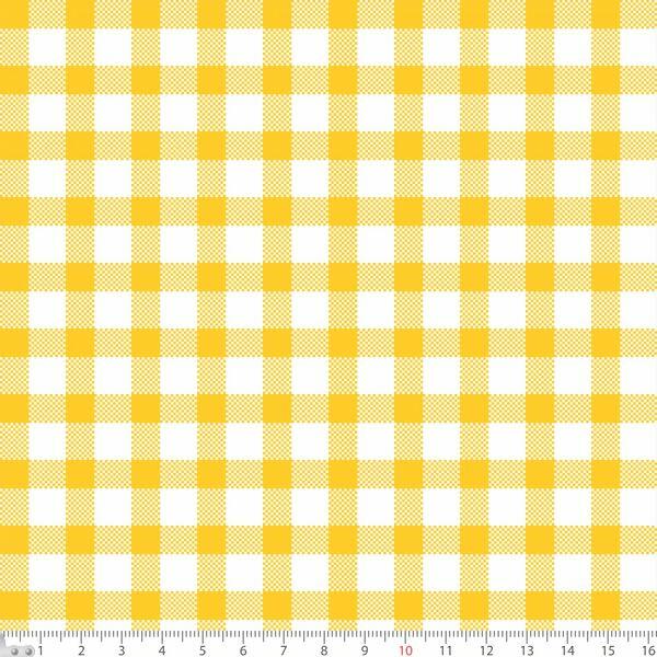 Papel de Parede Xadrez Amarelo