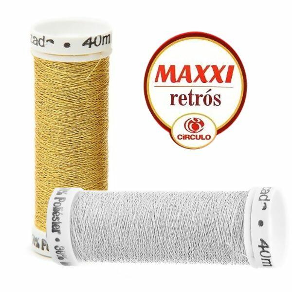 Linha de Costura Metalizada Maxxi Retrós