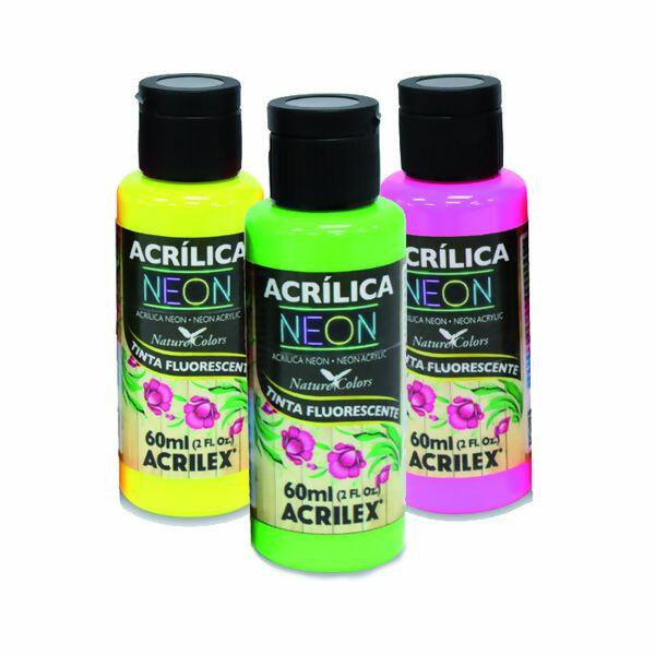 Tinta Acrílica Fosca Neon 60ml