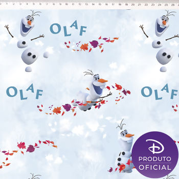 Tecido Tricoline Digital Frozen Olaf