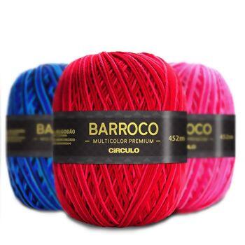 Barbante Barroco Multicolor Premium Número 6 400g