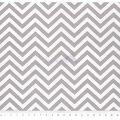 Tecido Tricoline Chevron Luiza Cinza 