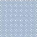 Tecido Tricoline Micro Poá Branco Fundo Azul 